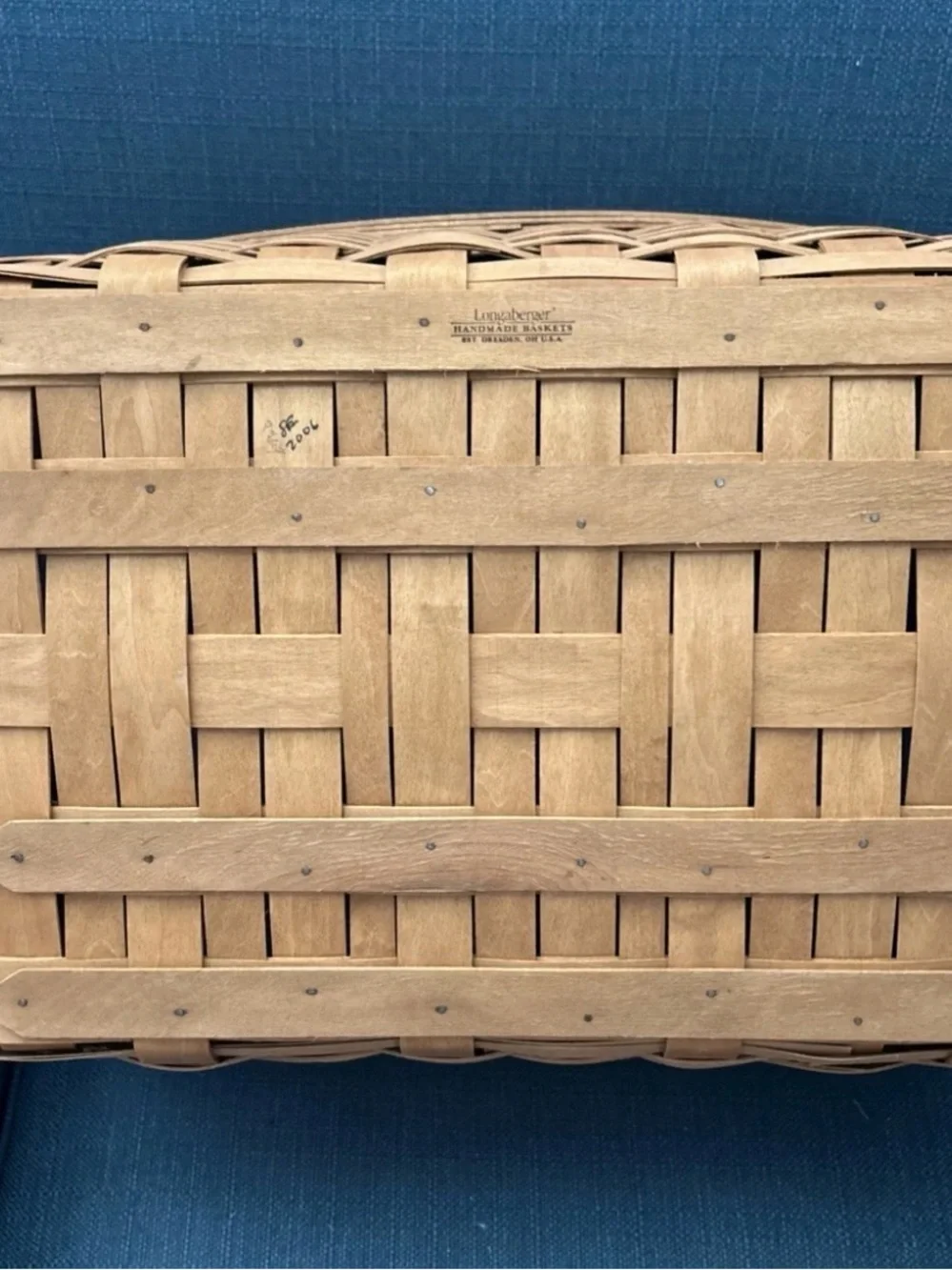 Longaberger 2006 Large Storage Solutions Basket And Protector